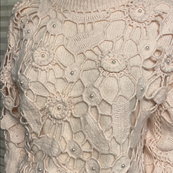 Gantos Vintage Silk Angora L-Wool Lt. Pink Sweater - Picture 2 of 12